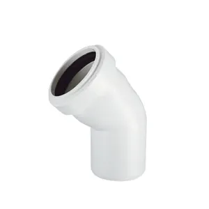 Sam-uk Factory wholesale can customize anti-corrosion pvc 45 degree pipe elbow fitting