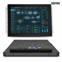 Monitor de Pantalla Táctil de 7/10.1/13.3/15.6/21.5 Pulgadas, Interfaz Táctil Capacitiva Integrada para Cajero Automático, Institución Financiera, FHD
