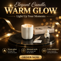 Lilin Aromaterapi Berbentuk Bunga dari Keramik dengan Lilin Kedelai, Dekorasi Rumah, Hadiah untuk Kamar Tidur, Ruang Tamu, Relaksasi, Spa