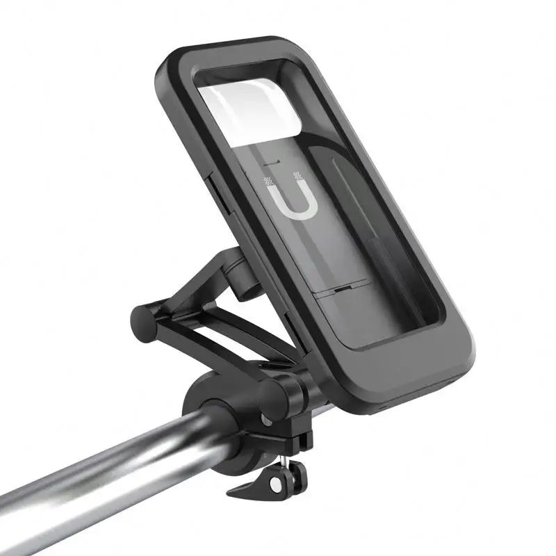 Supporto per telefono da bici supporto per telefono impermeabile supporto regolabile Mobile per manubrio da bicicletta con rotazione a 360 gradi per portacellulare