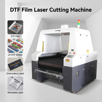 Découpeuse laser CO2 100W à alimentation automatique pour films DTF, autocollants UV DTF, étiquettes textiles et impression de vêtements