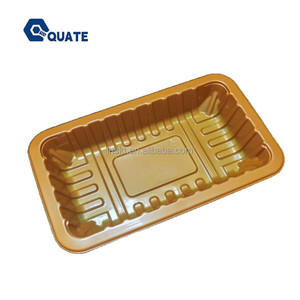 Bandejas de plástico desechables personalizadas de fábrica para carne de res, pan, alimentos congelados al vacío y carne fresca, tipo blister MAP - Product Image 2