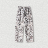 Pantalon de survêtement droit de haute qualité 340G, taille élastique, style streetwear, coupe ample pour homme