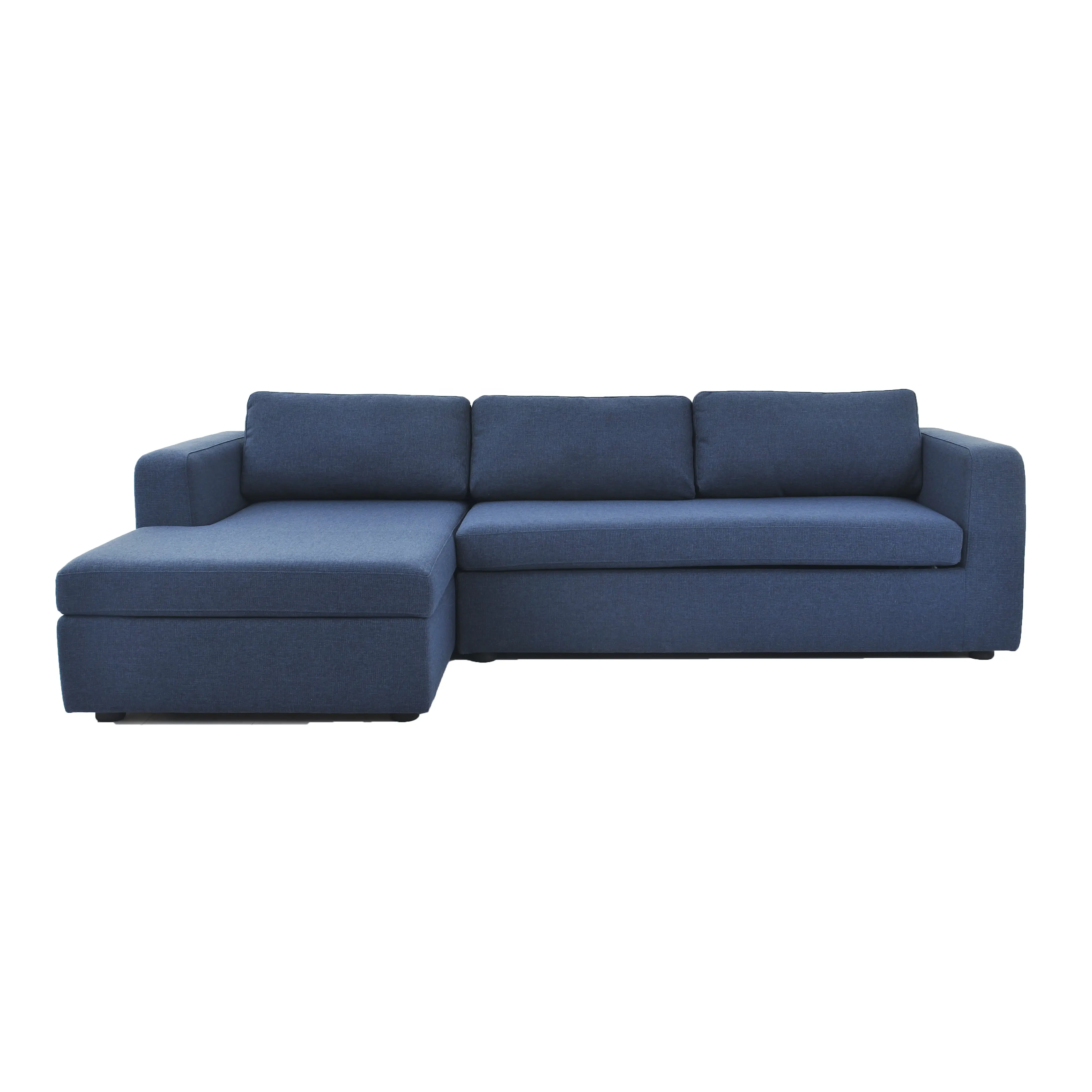 Nisco avrupa tarzı Modern klasik oturma odası kesit L şekli 3 kişilik köşe kumaş kanepe