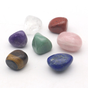 Gobelet en pierres précieuses naturelles, 7 pierres, chakra, cristal - Product Image 1