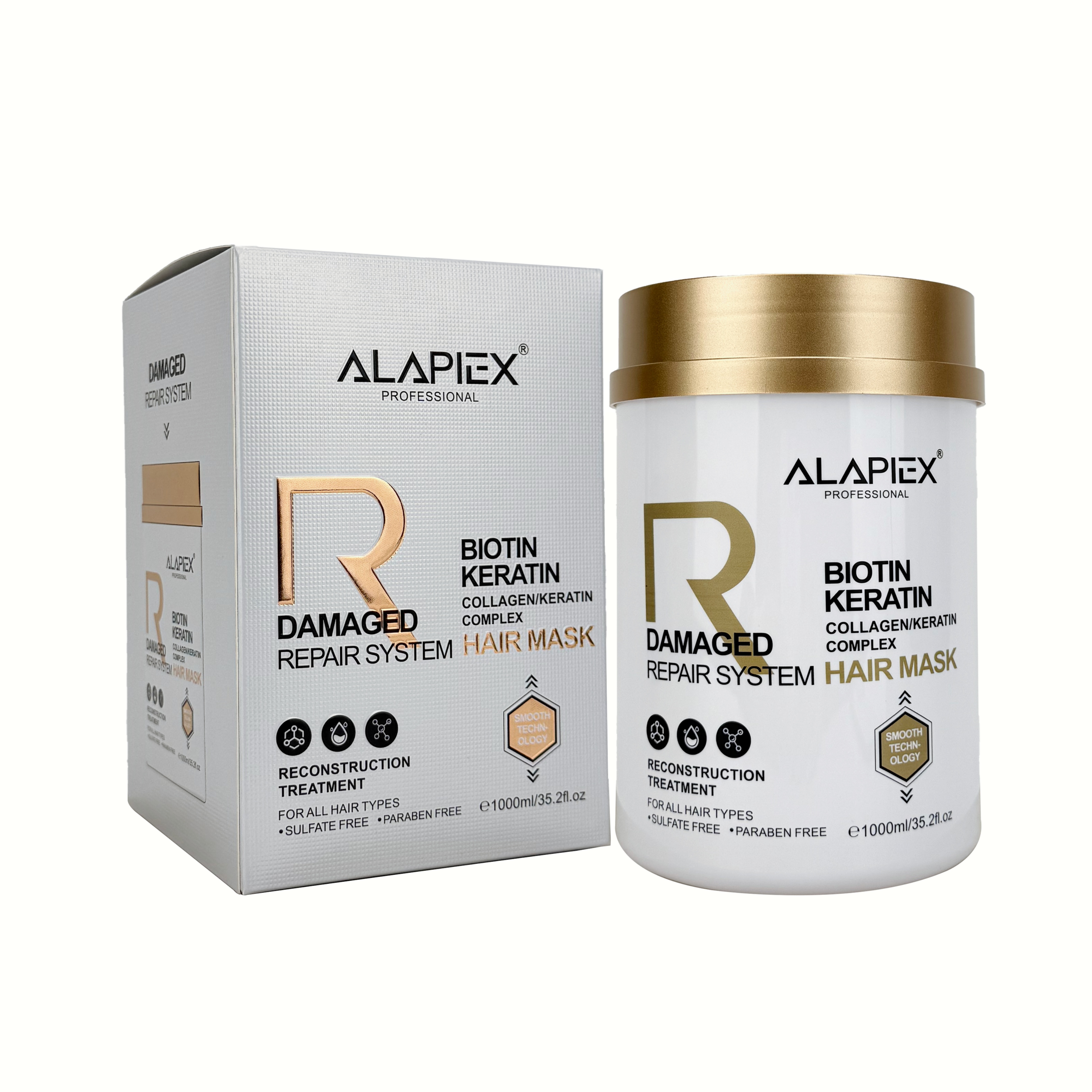 colágeno del tratamiento de queratina original para un cabello