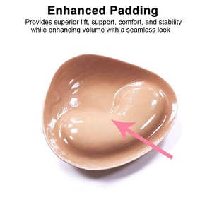 Đôi bên độn dính áo ngực đẩy lên chèn silicon Áo ngực Pad các nhà sản xuất - Product Image 3