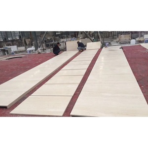 แผ่นหินอ่อนธรรมชาติขัดเงาสำหรับปูพื้นภายนอก ยี่ห้อ Union Stone สีเบจนาโวนาอ่อน เหมาะสำหรับวิลล่าและสระว่ายน้ำ - Product Image 4