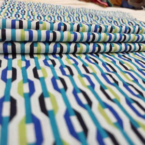 Tissu en coton imprimé traditionnel Jaipuri 60x60 cm, tissu en coton imprimé à la main, RajhansExport - Product Image 1