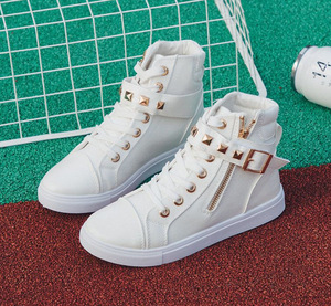GON22 <strong>High</strong> Top <strong>Sneakers</strong> for Boys and Girls Classical <strong>High</strong> Cut <strong>Ankle</strong> Lace-Up Shoes <strong>High</strong> Quality Design - Product Image 1