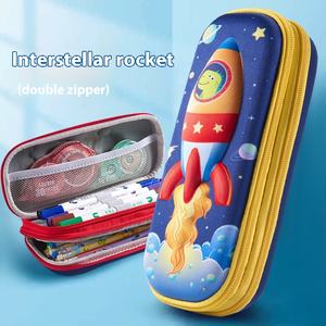 Nuovo 3D doppio strato astuccio in pelle di grande capacità per ragazzi borsa di cancelleria per ragazze scatola di cancelleria per la scuola primaria - Product Image 6