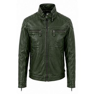 OEM Custom Design <b>Men</b> <b>Leather</b> <b>Jacket</b> Best Quality <b>Men</b> Clothing Winter Wear Zipper Closure <b>Leather</b> <b>Jackets</b> For Hot Sale - Product Image 2