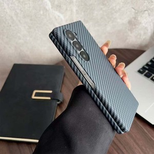 Modèle en verre pliant en fibre d'<span class=keywords><strong>aramide</strong></span> avec étui de téléphone magnétique, adapté à l'étui en fibre de carbone Samsung <span class=keywords><strong>Z</strong></span> <span class=keywords><strong>Fold</strong></span> 7 - Product Image 5
