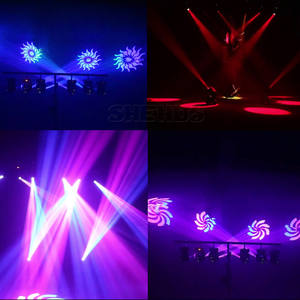 60W Mini Tête Mobile Lavage <span class=keywords><strong>LED</strong></span> RGBW Lumières de Scène 100W Mobile Disco <span class=keywords><strong>Bar</strong></span> KTV DJ Performance Lumières Club Stage Beam Pattern Lights - Product Image 4