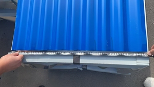 Толщина 0,5 мм, поставка с завода, качественная сборная дом PPGI, цельная оцинкованная гофрированная сталь, кровельная плитка - Product Image 2