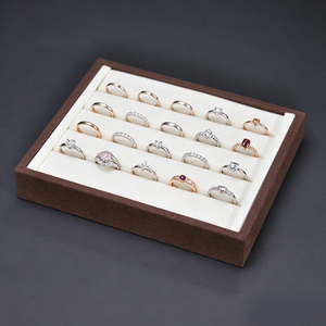 Bandeja de Terciopelo para Joyería, con Logotipo Personalizado, Suministro Directo de Fábrica, Bandeja de Lujo para Exhibición de Joyas - Product Image 2