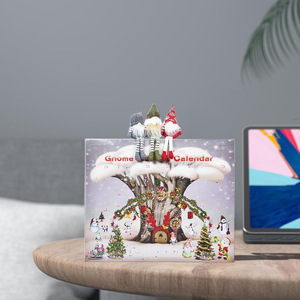 Calendario de Adviento de Navidad con Forma de Árbol de 24 Días, Acabado Mate para Uso en Interiores - Product Image 3