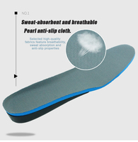 Semelle intérieure Mustang personnalisée en PU EVA avec soutien de la voûte plantaire et coussin amortissant pour chaussures de course, de marche et de sport