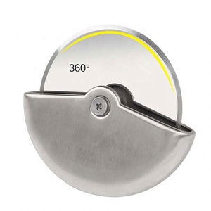 Couteau à découper à roue ronde en acier inoxydable, pour la <span class=keywords><strong>Pizza</strong></span> avec couvercle, accessoires de cuisson, <span class=keywords><strong>Roulette</strong></span>, pâte, trancheur à <span class=keywords><strong>Pizza</strong></span> - Product Image 2