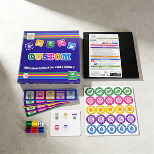Educational Board Game Plastic Character Stands Full Color Printing Wavy <b>Corners</b> Educational Toy for Kids - Product Image 3