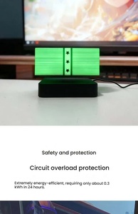 Modern Money Magnet Lamp 3D Dollar Bill LED 3CCT Color-Changing Floating Night <b>Light</b> Levitating Rotating Touch Control <b>Plug</b>-<b>In</b> - Product Image 5