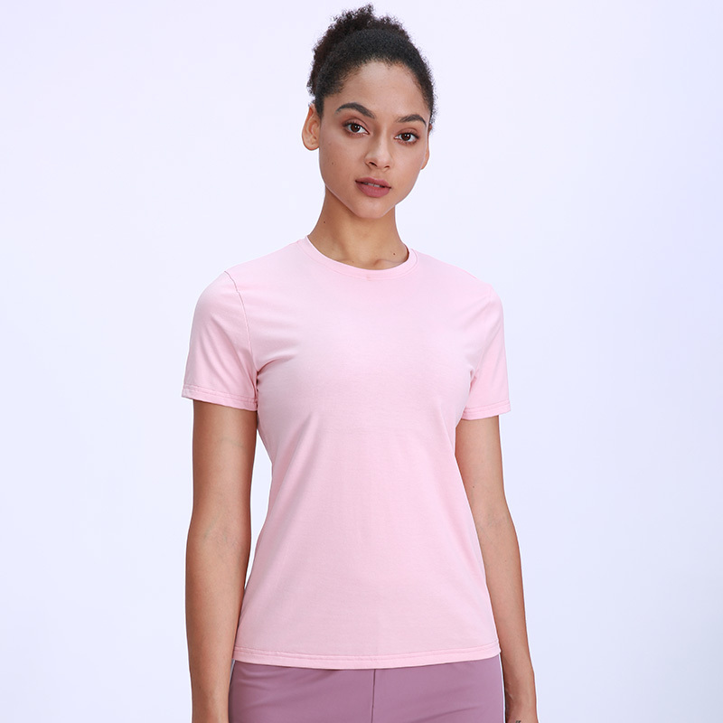 Summer Women Yoga Shirts Loose Sports Quick Dry Fitness Clothing Ladies Short Sleeve Custom Quick Dry Women Tops T Shirt
