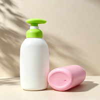 Vente flash - Flacons en plastique rose de 250 ml avec pompe à pression - Nettoyant visage - Lotion pour bébé - Crème pour le visage - Sérum pour la peau - Modèle 209