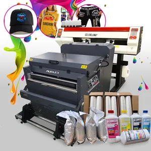 DTF printer Digital T-Shirt Textile Printing Machine Heat Pet Film DTF Printer With Double 4720 i3200 Print Heads