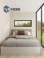 Maison modulaire préfabriquée en panneaux EPS Zhongchen, matériau de construction en forme de pomme, structure de conteneur en capsule spatiale pour hôtel