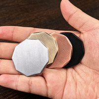 Différentes couleurs en stock, marqueur de balle de golf en alliage de zinc et métal de 30 mm, vierge, pour utilisation en extérieur