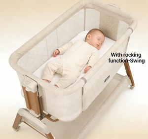 Lit cododo <span class=keywords><strong>de</strong></span> luxe pour bébé, berceau à bascule côte à côte pour nourrissons et tout-petits, lit <span class=keywords><strong>de</strong></span> bébé nouveau-né, berceau pour bébé - Product Image 2