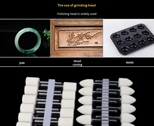 Tùy Chỉnh OEM Hỗ Trợ Tây Đức 3Mm Len Mài Đầu Khuôn Điện Gương Đánh Bóng Công Cụ Mài Mòn Đĩa Công Cụ - Product Image 2