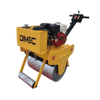 Compacteur de rouleau de route vibrant hydraulique, petit, personnalisé, d'amplitude nominale de 0.5mm, prix d'usine