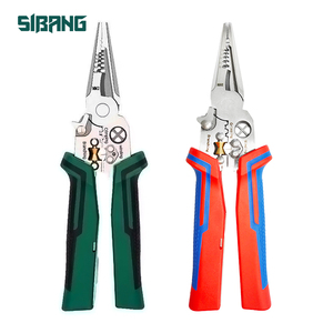 คีมปอกสายไฟสแตนเลสขนาด <span class=keywords><strong>8</strong></span> <span class=keywords><strong>นิ้ว</strong></span>, <span class=keywords><strong>ปากกา</strong></span>ทดสอบ, ไขควง และรอกพันสายไฟ - รับผลิตแบบ OEM และ ODM ตามความต้องการ - Product Image 1