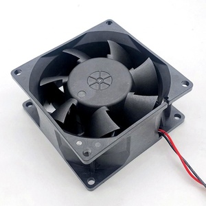 80mm 80X80X38mm 12V/24V/48V 4PIN FG PWM gran flujo de aire DC Axial ventilador sin escobillas 8038 - Product Image 6