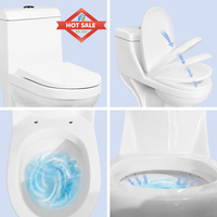 WC monobloc doré, cuvette de toilettes anti-roulement pour salle de bain d'hôtel quatre étoiles