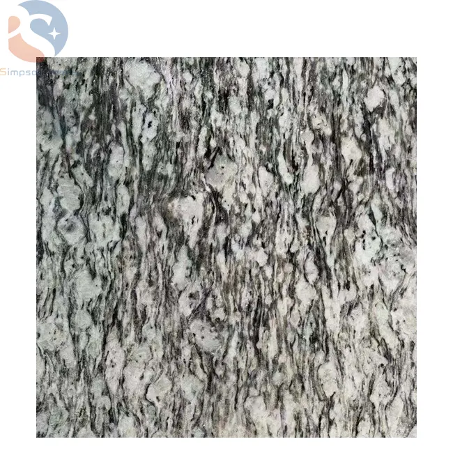 Naturale popolare lucidatura di pietra Cinese G4118 sprey bianco granito grigio chiaro per pavimento di piastrelle e scale