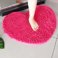 Tapis de bain en chenille douce, tapis de salle de bain moderne, plusieurs couleurs, décoration intérieure, vente en gros