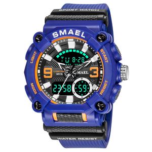 Reloj Smael de Marca Superior, Digital LED 8052, Relojes para Hombre, Reloj Clásico Deportivo de Cuarzo para Hombre - Product Image 6