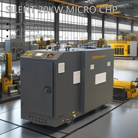 Prix d'usine Conception compacte brevetée Type insonorisé Super faible bruit GNL GNC Méthane Gaz naturel Unités de cogénération à vendre