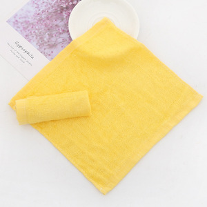 Bán Buôn Sợi Tre + Bông Nhỏ Vuông 25*25 Tay Khăn Quà Tặng Khăn Vàng Màu Xanh Hồng Màu Xanh Lá Cây Vuông Khăn - Product Image 6