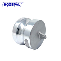 Raccord en aluminium de type DP HosePal, embout anti-poussière pour camion-citerne et remorque