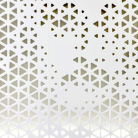 Tôle perforée Aluminum1050 x 2100 d'acier inoxydable du feuillard 1mm enduite par poudre blanche anodisé