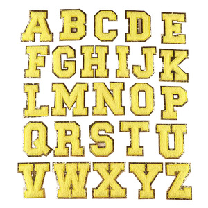 Patchs en <span class=keywords><strong>chenille</strong></span> à lettres scintillantes en promotion - Product Image 4