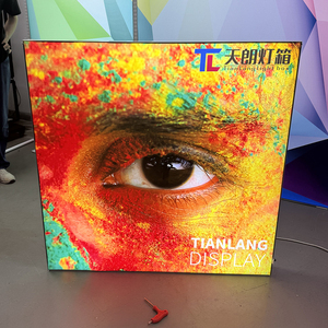 8cm unique Sideglow publicité boîte à lumière prix de gros quantité minimale de commande 1pc taille personnalisée en 24 heures SEG graphique LED rétro-éclairé pour concessionnaire signe - Product Image 2