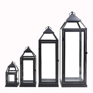 Lanterna di <span class=keywords><strong>vetro</strong></span> lanterna <span class=keywords><strong>in</strong></span> ferro <span class=keywords><strong>da</strong></span> esterno per esterni lampada antivento <span class=keywords><strong>in</strong></span> metallo <span class=keywords><strong>portacandele</strong></span> lanterne e candela - Product Image 3