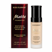 Fond de teint liquide mat hydratant SEVEN GIRL, longue tenue 24H, imperméable, sans brillance, couvrance totale, fini mat