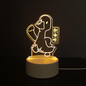 Lampe de nuit 3d Illusion Acrylique Tableau Panda Lapin Animal mignon <span class=keywords><strong>Veilleuse</strong></span> Moins cher Astronaute doraemon Led Duck <span class=keywords><strong>Hello</strong></span> <span class=keywords><strong>Kitty</strong></span> Night Lamp - Product Image 5