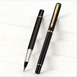 Soft-tip Luxury Metal Fountain <b>Pens</b> Wholesale Men's Calligraphy Practice Fountain <b>Pen</b> Signature <b>Pens</b> with Custom logo for Gifts - Product Image 1