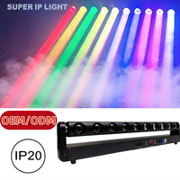 Projecteur LED à tête mobile 10x40W RGBW 4-en-1 DMX avec effets Matrix, Beam, Wash et Strobe pour Scène, Discothèque, Club de Nuit, Mariage et Événements